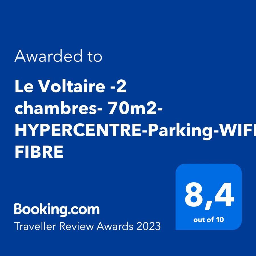 Le Voltaire -2 Chambres- 70M2- Hypercentre-Parking-Wifi Fibre Tarbes Kültér fotó